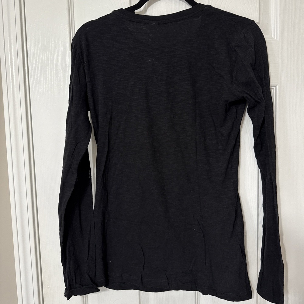 NWT XL "Unwrap Me" Black Long Sleeve Holiday Shirt - Picture 4 of 4